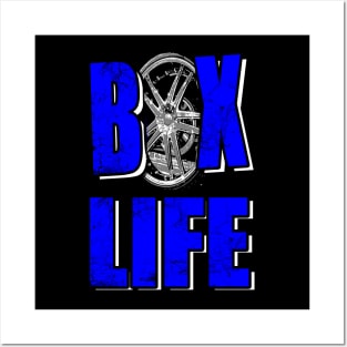 Box Life Blue Posters and Art
